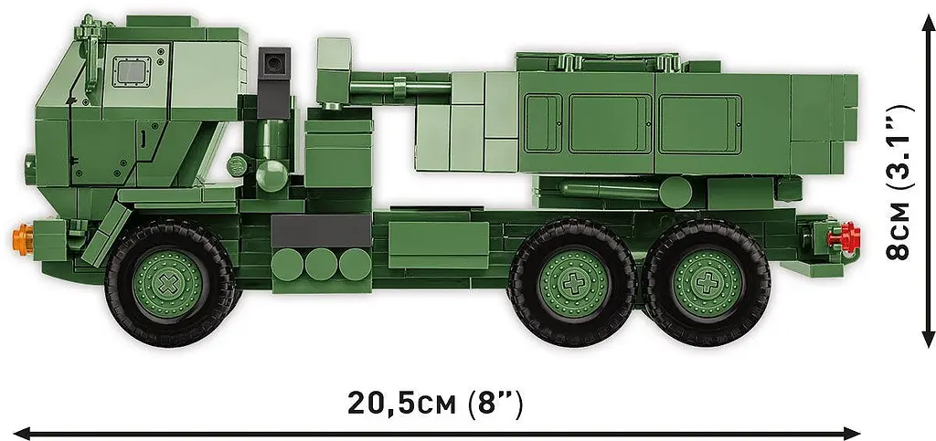 Конструктор COBI украинский танк ВСУ Himars 2626 - фото 7