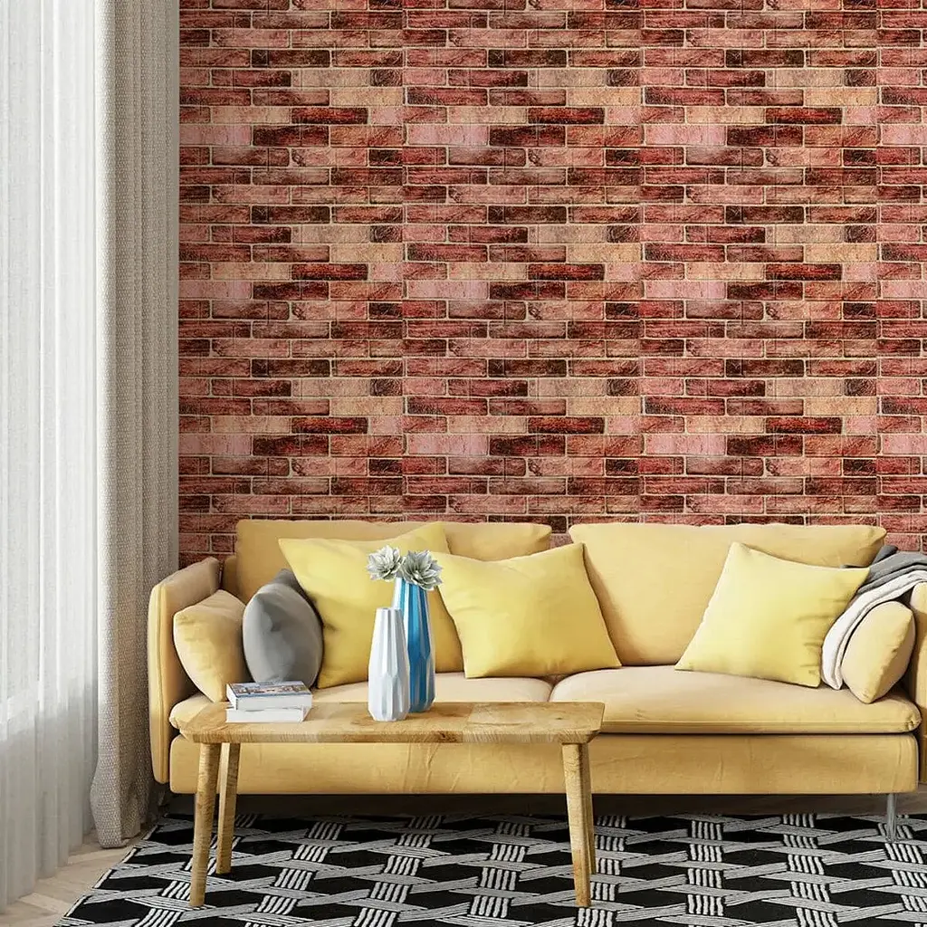 Панель стінова 3D Wall Sticker 700х770х2 мм коричнева SW-00001910 - фото 6