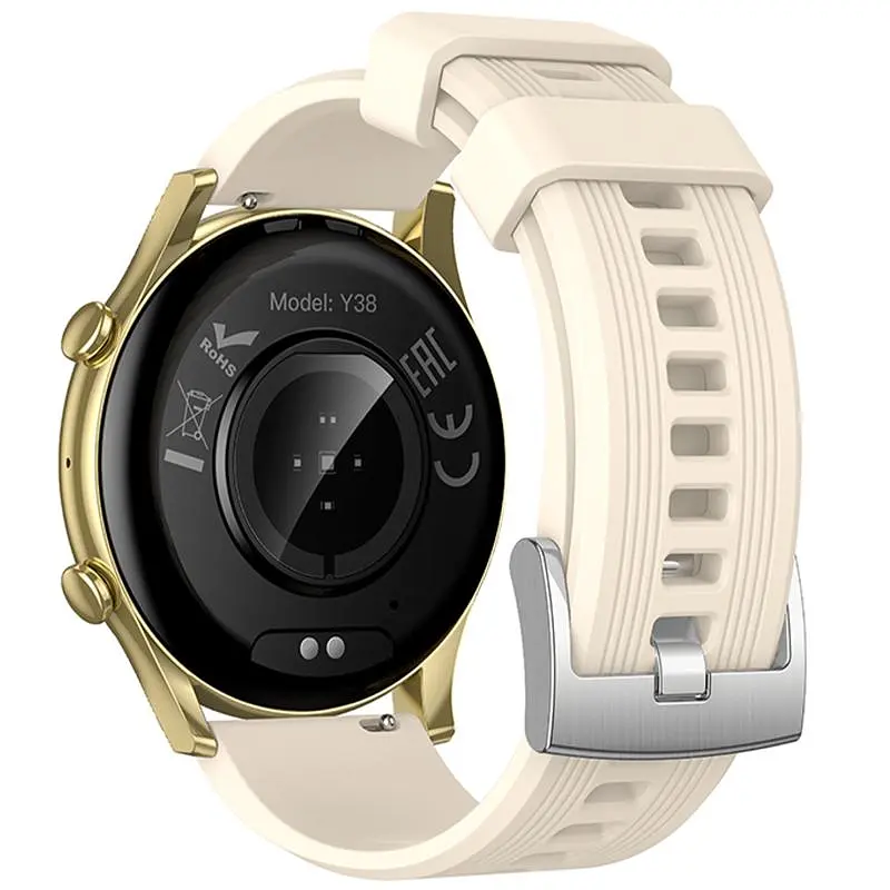 Смарт-годинник Hoco Y38 Smart sports watch (call version) Gold - фото 3
