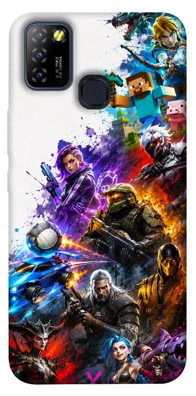 TPU чохол Demsky Gameverse для Infinix Hot 10 Lite