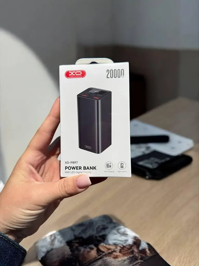 Наружный аккумулятор для ноутбуков XO PB97 65w 20000 mah черный - фото 6