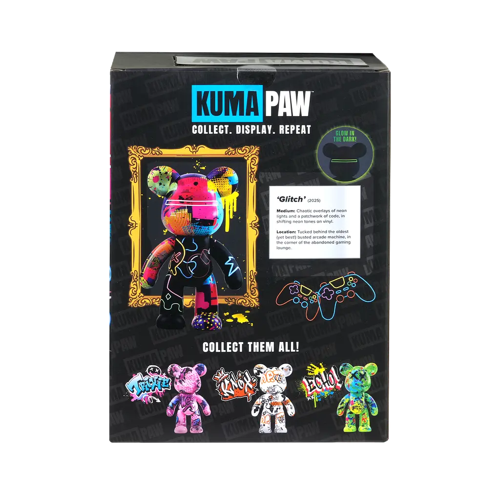 Колекційна фігурка Kuma Paw серія Вуличний вайб – Глітч ToyMonster Art.T02945-2 - фото 8