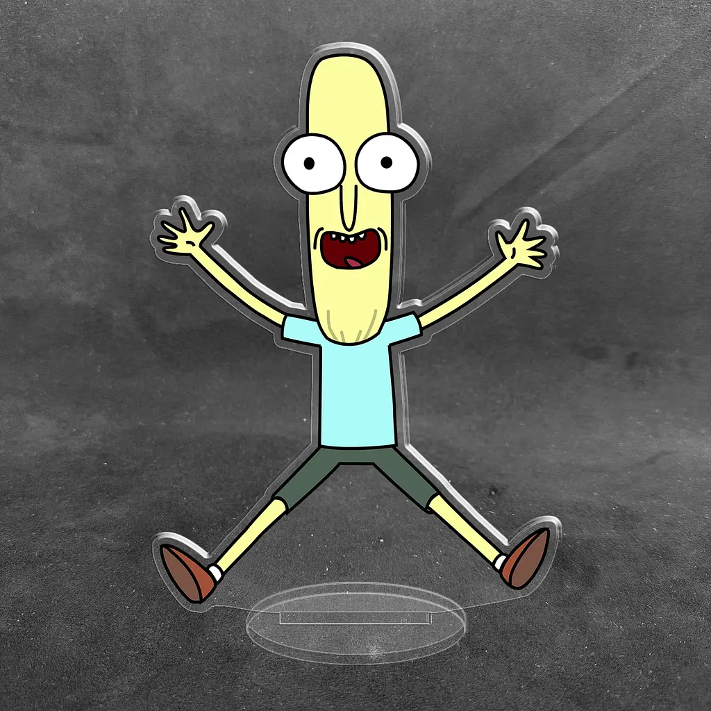 Акрилова колекційна фігурка Рік і Морті Мр. Жопосранчик Mr. Poopybutthole 15 см - фото 2