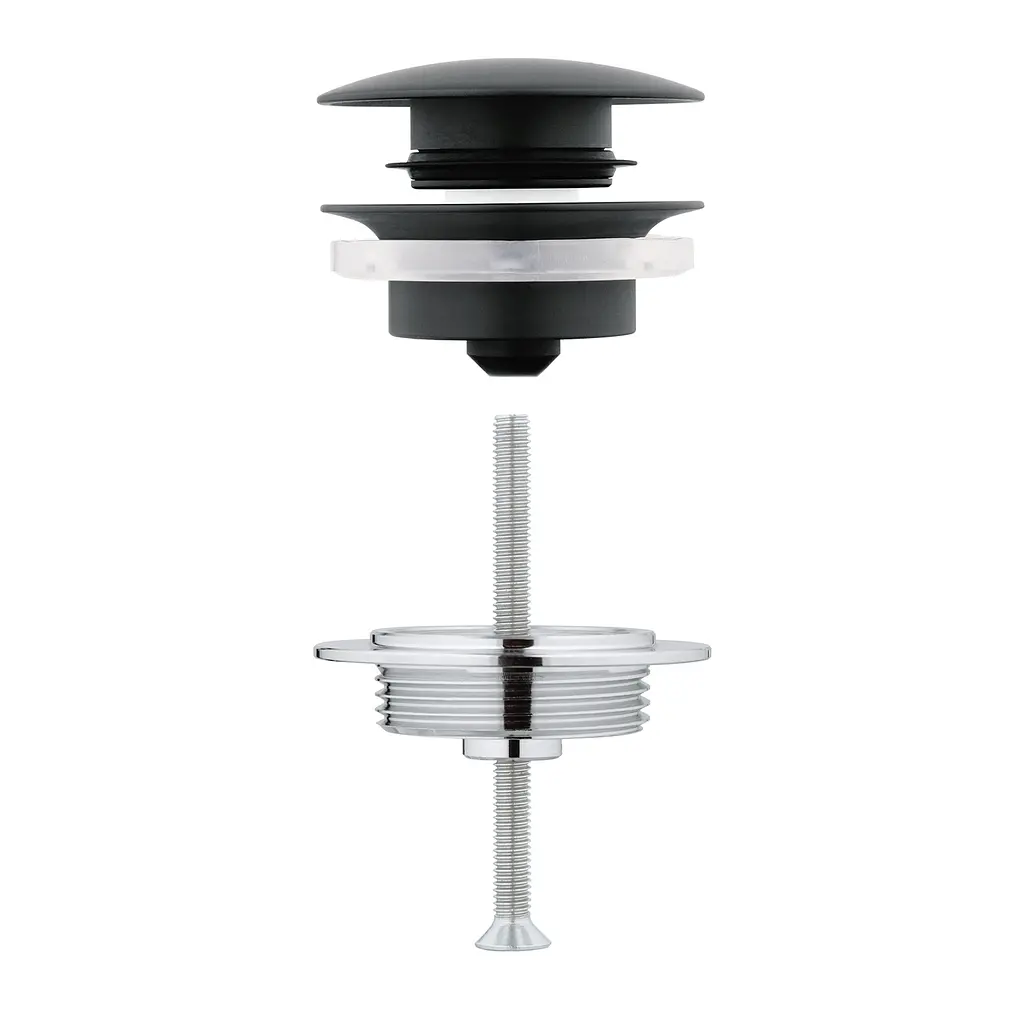 Набор смесителей 4 в 1 для ванной комнаты и кухни Grohe QuickFix Start Black M-Size UA303301MK, Черный матовый - фото 5