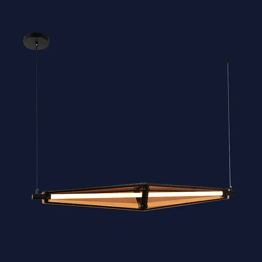 Подвесной светильник LED Levistella 79112450-1led (1000) BR, 18W, три режима света, металлический каркас - фото 2