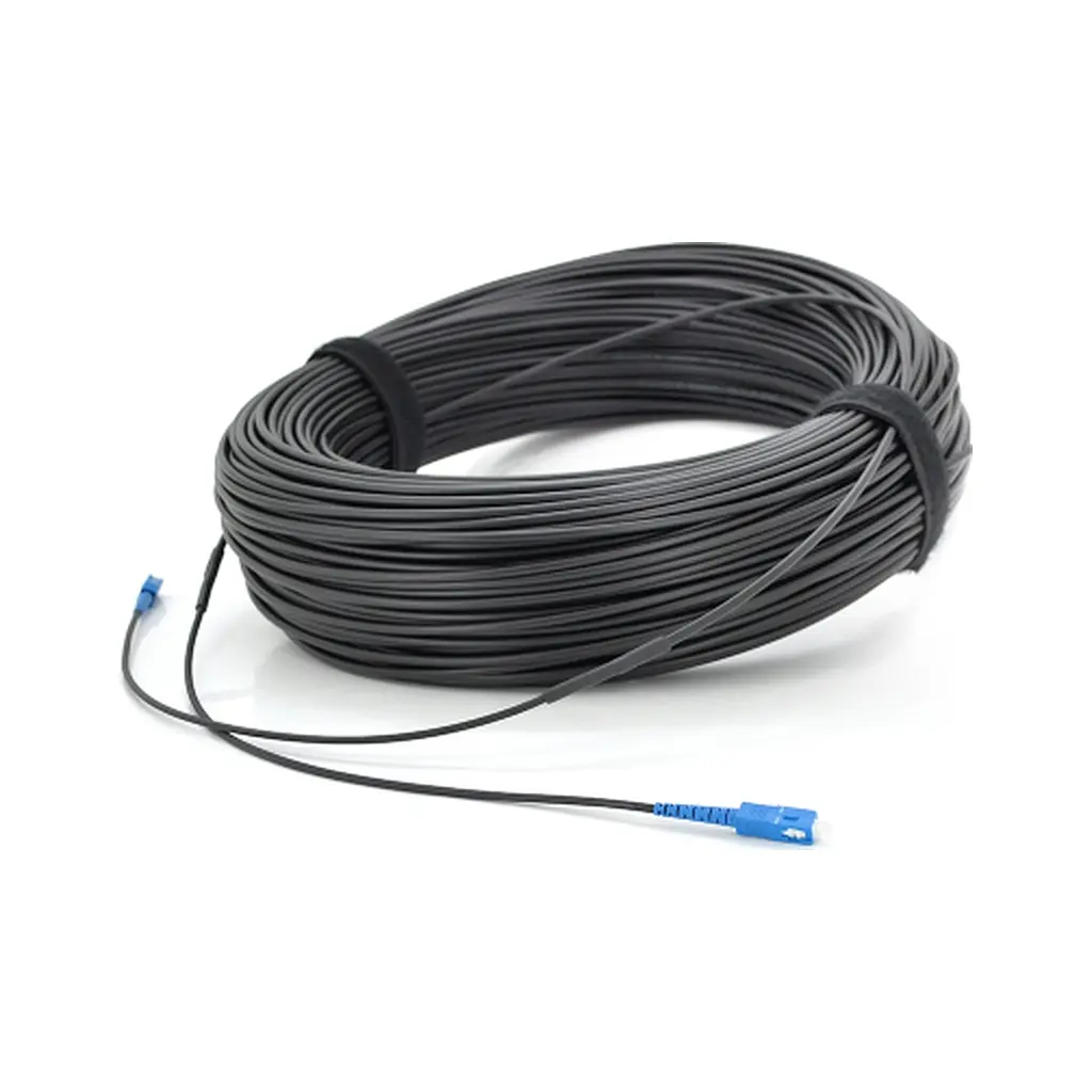 Оптичний патчкорд LC/UPC-LC/UPC, Simplex, Singlemode, 60м OK-Net (ОКТ-Д(0,5)-1Е-60 LC)
