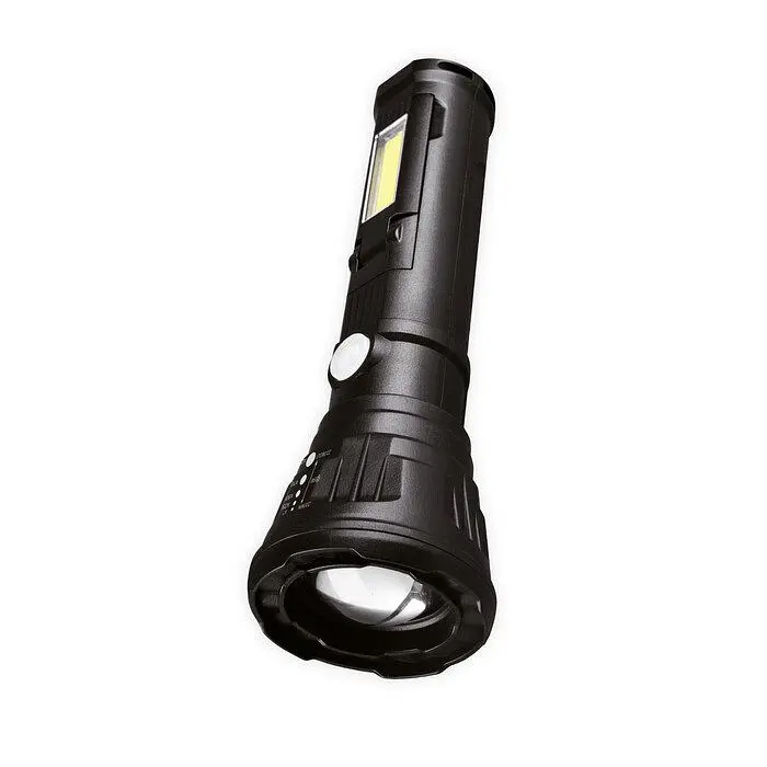 Ліхтар переносний Voltronic PT-8182, 3+1 режими, 1+COB, вбудований акумулятор, USB кабель
