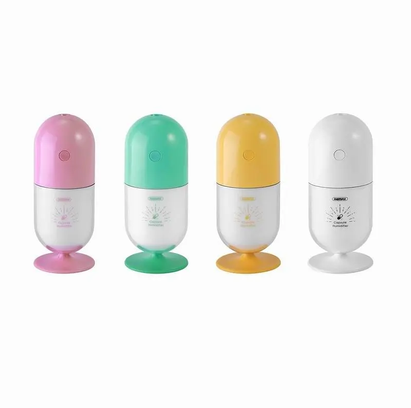 Зволожувач повітря Remax RT-A500 Capsule Mini Humidifier жовтий (6954851281870) - фото 3