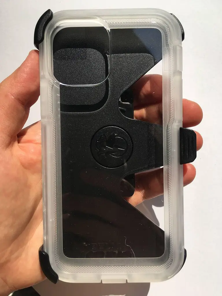 Протиударний чохол для iPhone 12 Pro Pelican Voyager Прозорий аналог OtterBox Defender з кліпсою PP043566 - фото 8
