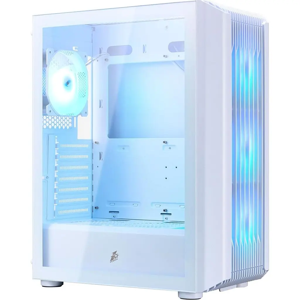 Корпус 1stPlayer H6-WH-4F7-W White [155737] - фото 3