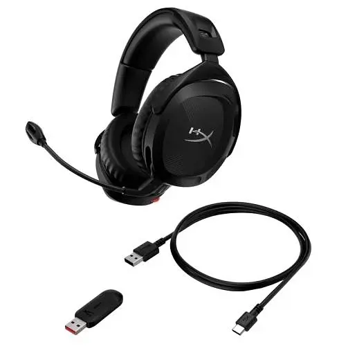 Наушники HyperX беспроводные Cloud Stinger 2 Black USB 2.4 GHz с микрофоном с шумопоглощением (teh0033260) - фото 5