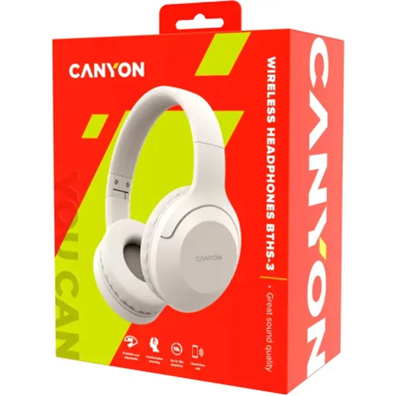 Навушники Canyon BTHS-3 Beige (CNS-CBTHS3BE) - фото 5