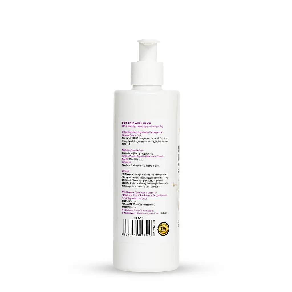 Лубрикант на водній основі MyLove Sperm Liquid Water Splash, 300 мл - фото 2