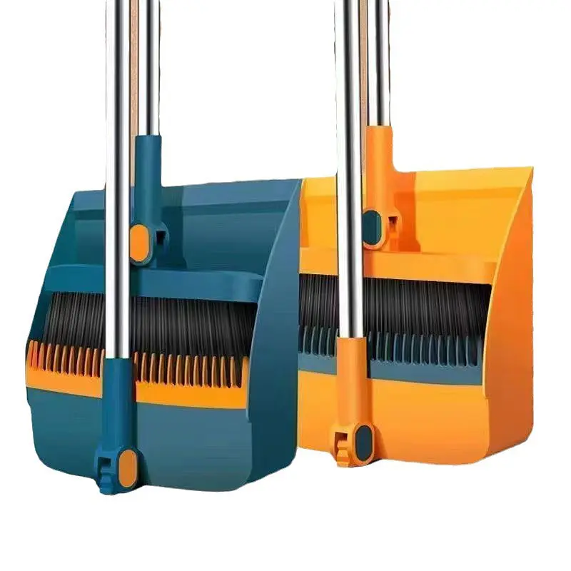 Совок з щіткою із нержавіючої сталі TL-HC03 Жовтий  - фото 7