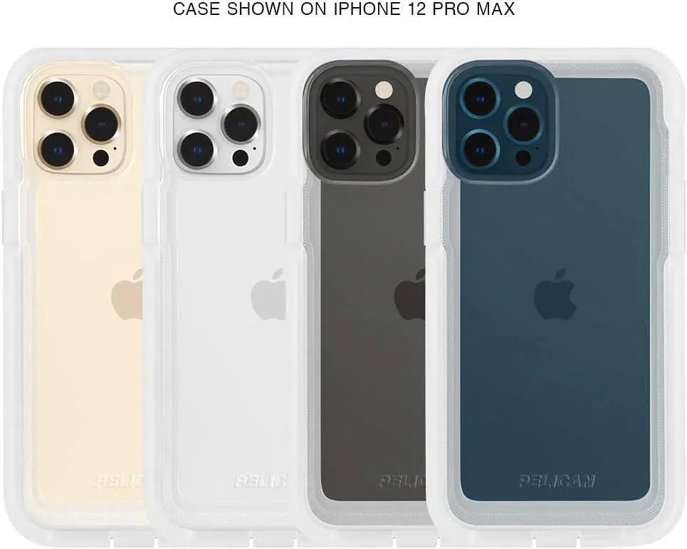 Протиударний чохол для iPhone 12 Pro Pelican Voyager Прозорий аналог OtterBox Defender з кліпсою PP043566 - фото 2