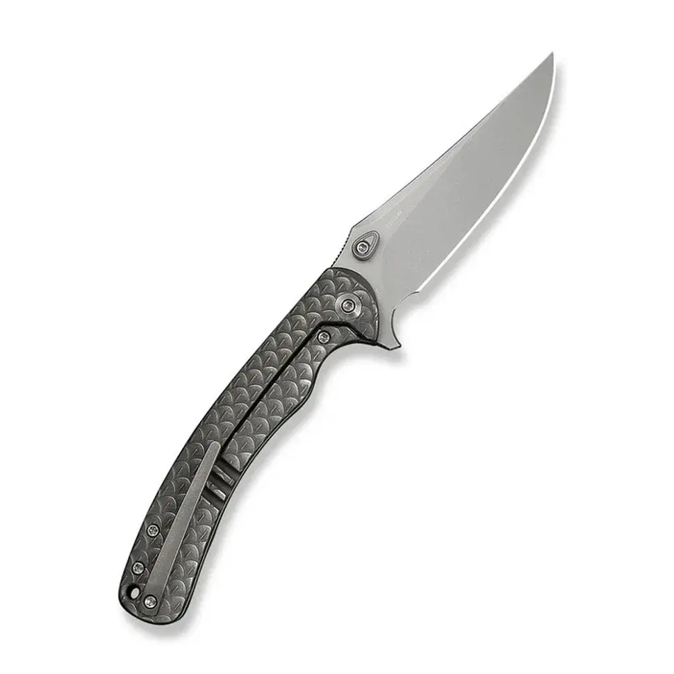 Ніж складаний туристичний Weknife Dracarys Böhler M390 титан 6AL4V сірий 90,9 мм - фото 2