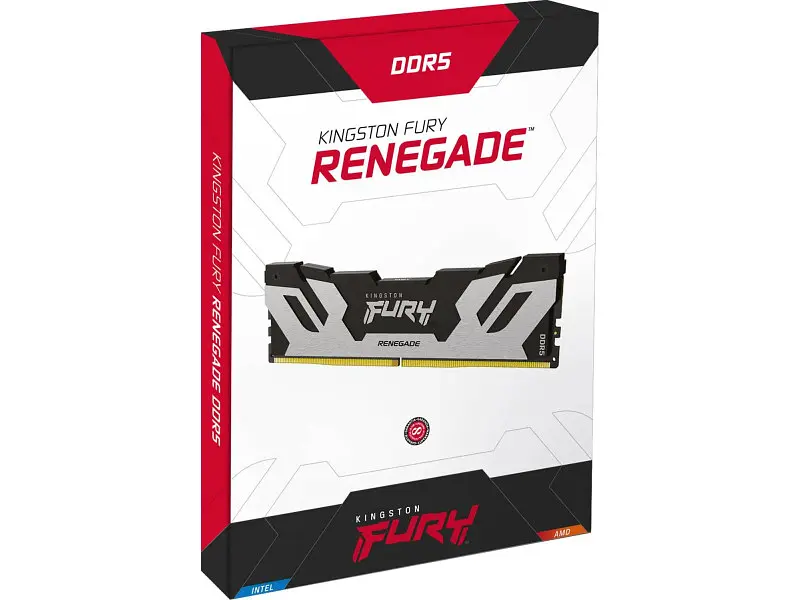 Модуль пам'яті Kingston FURY 16 GB DDR5 8000 MHz Renegade Black/Silver (KF580C38RS-16) - фото 4