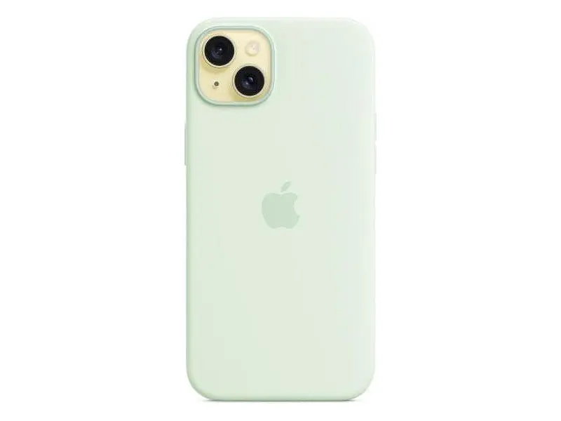 Чохол для смартфона Apple iPhone 15 Plus Silicone Case with MagSafe - Soft Mint (MWNG3) - фото 4