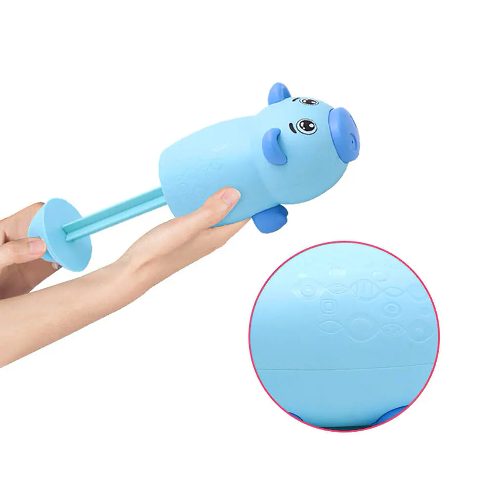 Водяний пістолет у вигляді свинки GX014PB Блакитний - фото 4
