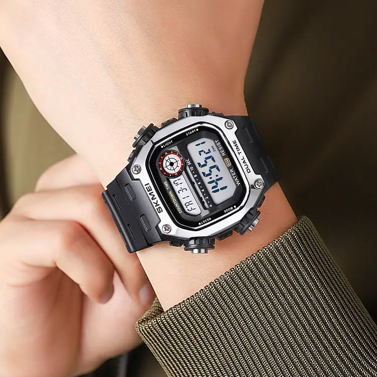 Наручний годинник чоловічий 2126SIBK Silver-Black Skmei acs0030249 - фото 4