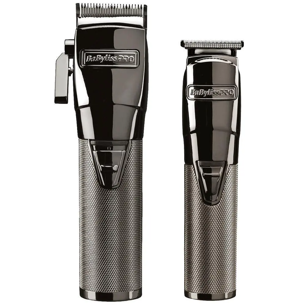 Машинка для стрижки + триммер BaByliss PRO FX8705E Gunsteel FX Grooming Set (BAB FX8705E) - фото 6