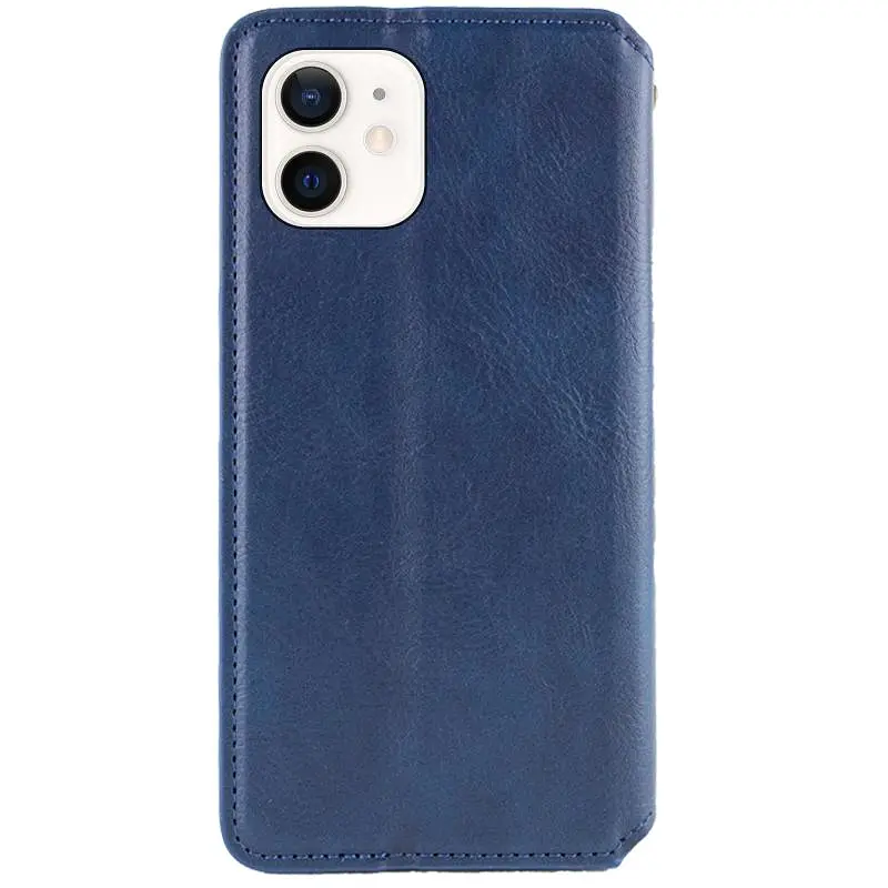 Шкіряний чохол-книжка GETMAN Cubic (PU) для Apple iPhone 11 (6.1) Синій - фото 2