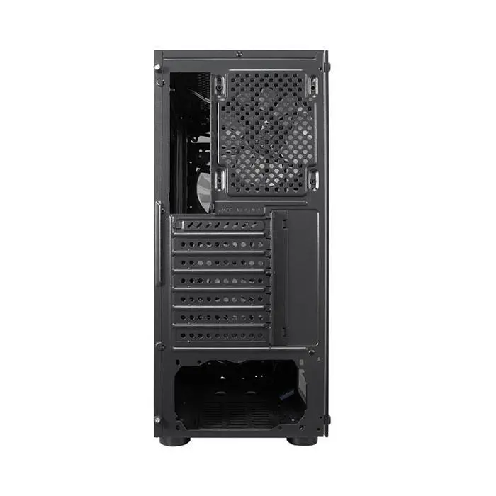 Корпус 1stPlayer V3-B-BK-4F1, Black, без БП, Midi Tower, ATX/Micro ATX/Mini ITX, 1xUSB 3.0/2xUSB 2.0, макс. CPU - 165 мм/VGA - 320 мм, 4x120 мм RGB, боковая панель из закаленного стекла - фото 5