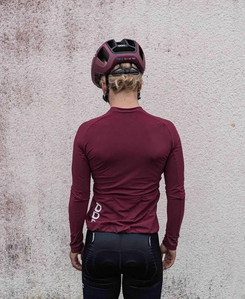 Велоджерсы женские POC Essential Road LS Jersey M Бордовый - фото 4