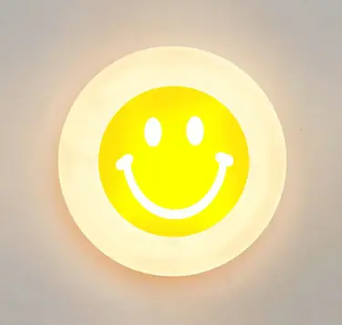 Портативний USB LED нічник Смайлик міні лампа 5V нічник від повербанка компактний світильник 2 шт - фото 2