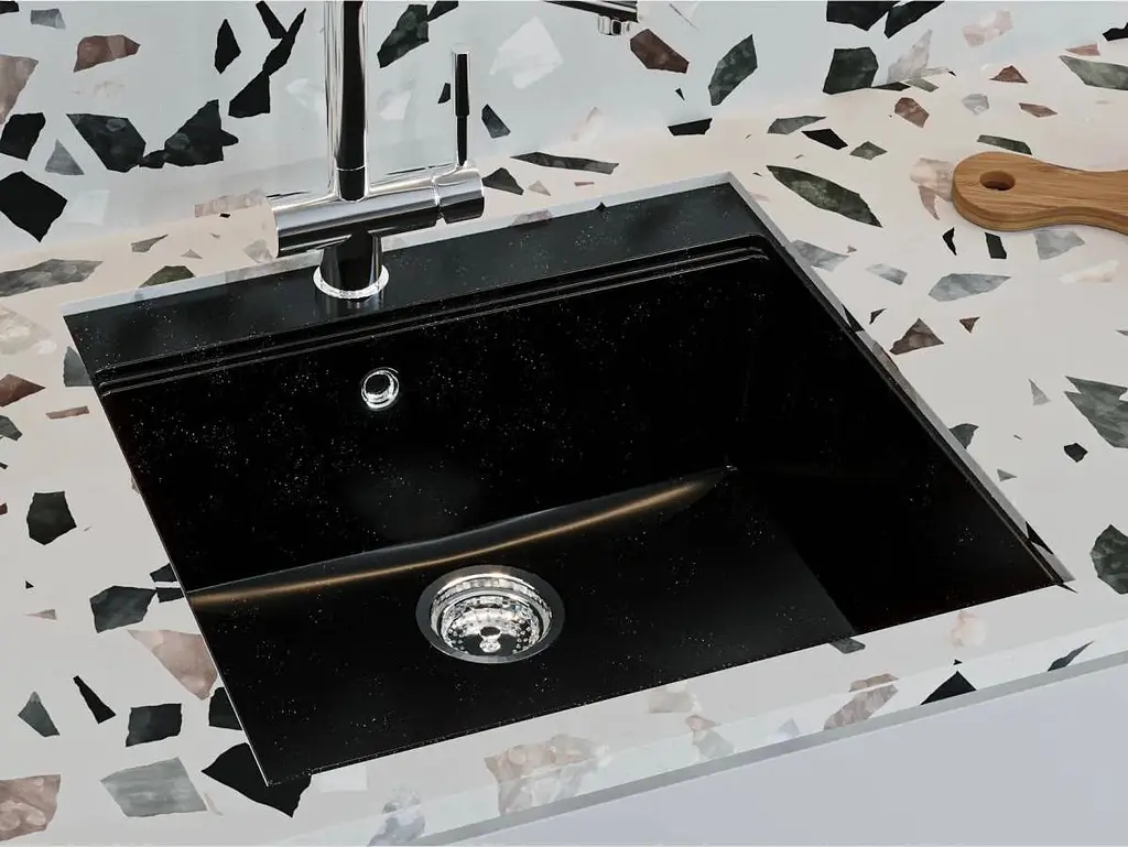 Кухонна мийка Miraggio Lagoon 540 black 0001039, Чорний - фото 4
