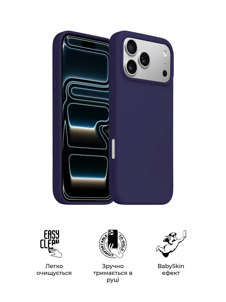 Силиконовый чехол с MagSafe для Apple iPhone 17 Pro Max, ICON2 MagCase, фиолетовый, противоударный, панель с мягкой подкладкой, защита всего корпуса, поддержка беспроводной зарядки, совместим с защитными стеклами и пленками, ArmorStandart (ARM88995) - фото 3