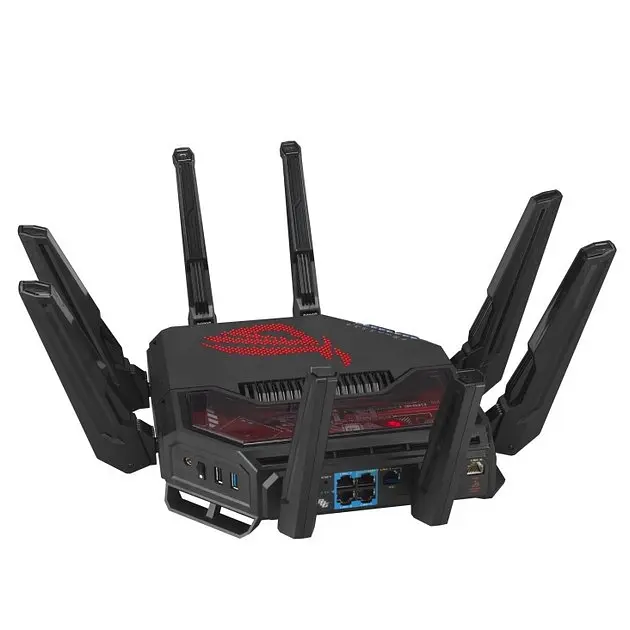 Роутер бездротовий Wi-Fi 7 Asus ROG Rapture GT-be19000 (90IG0850-MO9A0V) - фото 4