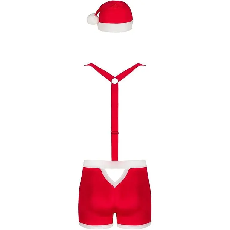 Чоловічий еротичний костюм Obsessive Санта-Клауса Obsessive Mr Claus S/M - фото 6