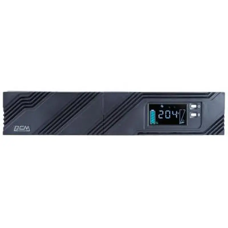 Пристрій безперебійного живлення Powercom SPR-1500 LCD Powercom (SPR.1500.LCD) - фото 2