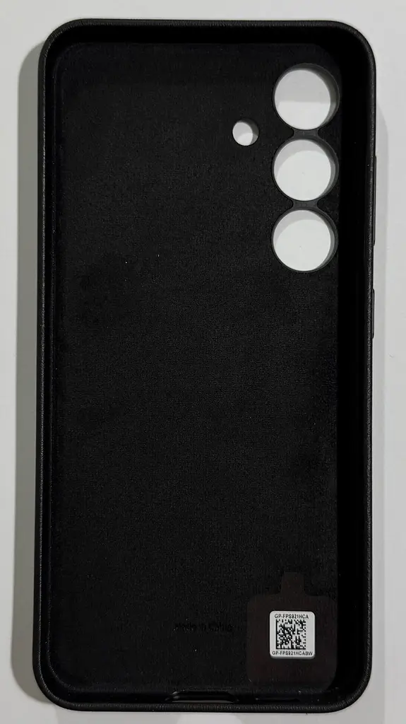 Оригінальний шкіряний чохол для Samsung Galaxy S24 Vegan Leather Case Black GP-FPS921HCABW SM-S921 - фото 10