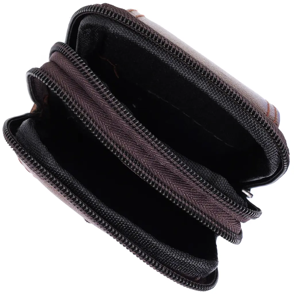 Сумка для мужчин на два отделения из натуральной кожи Vintage 10х17х4 см sum0026996 - фото 17