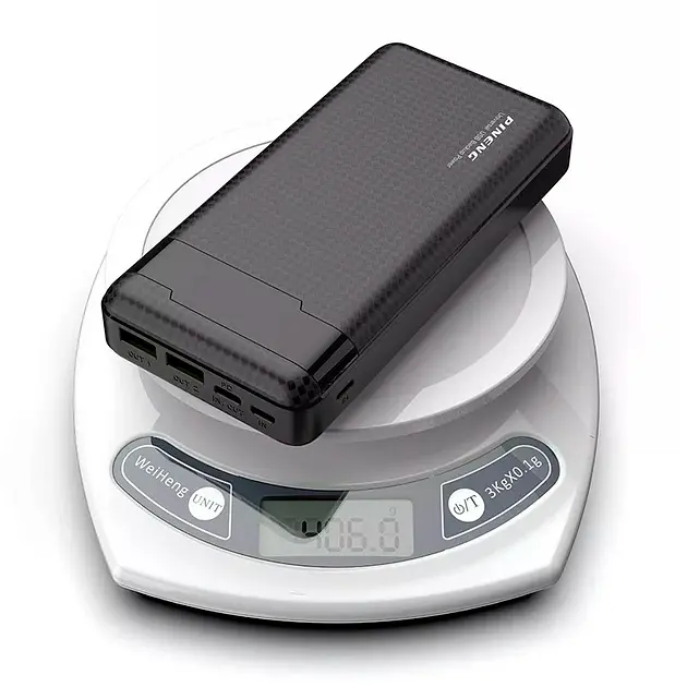 Портативний зовнішній акумулятор Pineng PN-861 20000 mAh Power Bank Чорний - фото 3