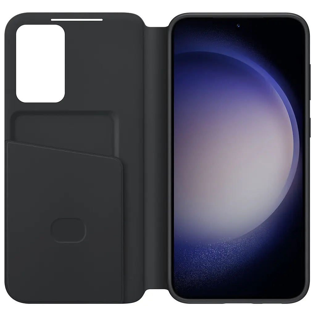 Оригінальний чохол-книжка Samsung Galaxy S23 Plus S916 S-View Smart Wallet Case Чорний (EF-ZS916CBEGRU) - фото 9