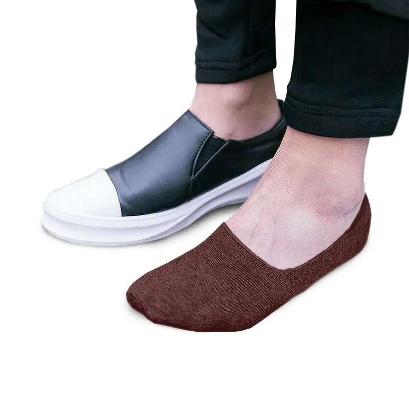 Набір 5 пар безшовних дихаючих слідів з силіконом ORGANIC cotton JILL ANTONY 42-43 men's арт. 31001_3 - фото 2