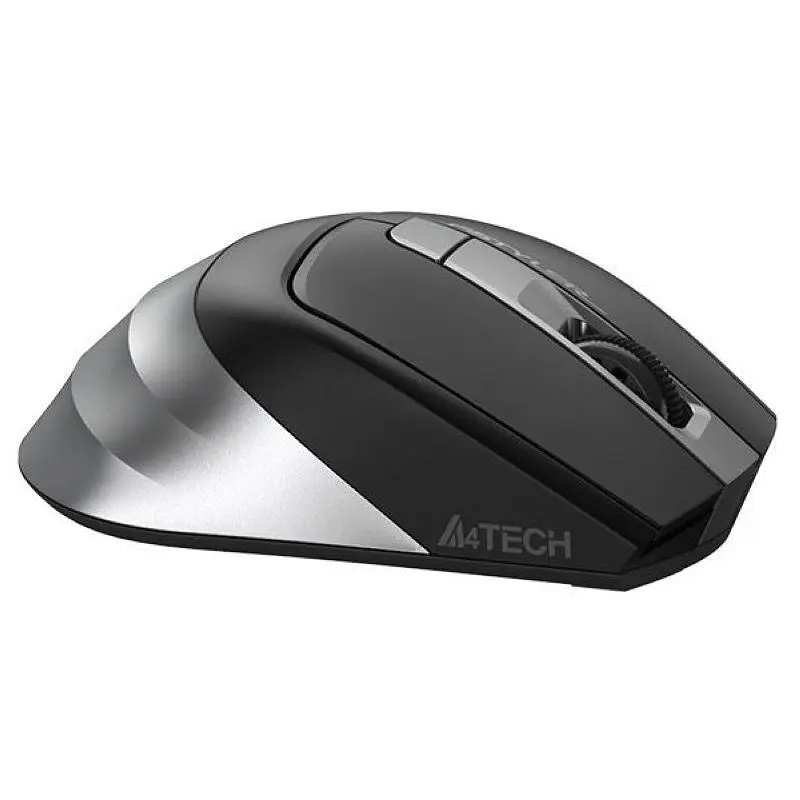 Миша бездротова A4Tech Fstyler FG35 (Grey), USB, колір чорний+сірий - фото 5