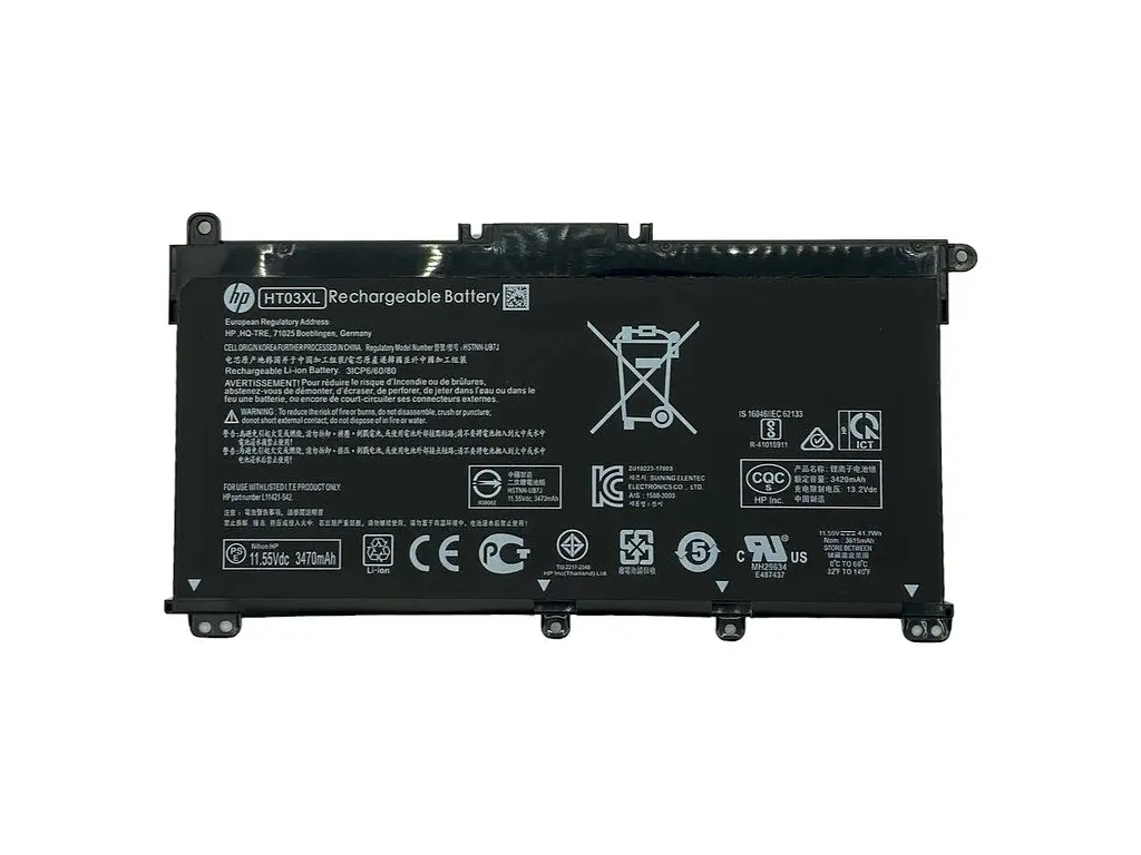 Акумулятор для ноутбука HP Compaq HT03XL 15-CS 17-BY 11.4V Black 3600 mAh - фото 2