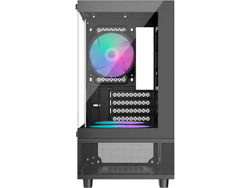 Корпус 1stPlayer Mi2-A-BK-2F7R-1F7 Black - фото 4
