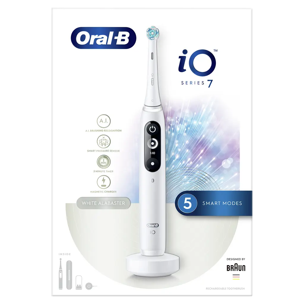Електрична зубна щітка Oral-B iO Series 7 iOM7.1A1.1BD 3758 White alabaster - фото 3