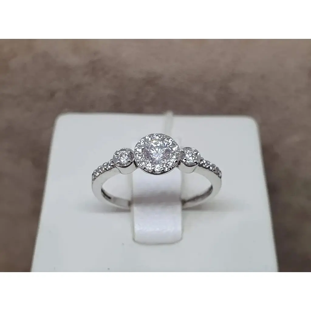 Золоте кільце Гаразд з фіанітами. 3523566 17 - фото 3