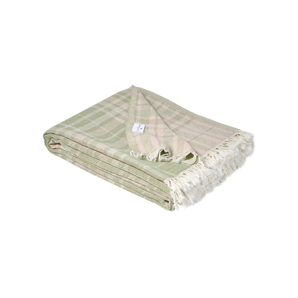 Покрывало Lotus Home - Checked Caledonia мятный 190x225 - фото 6