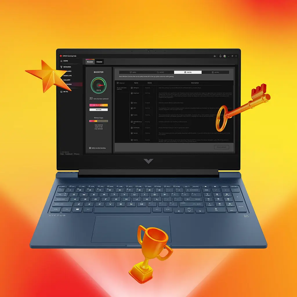 Ноутбук HP Victus 16-r0006ua 16.1' FHD IPS AG, Intel i5-13500H, 16GB, F1024GB, NVD4050-6, DOS, синій (9R6S3EA) - фото 8