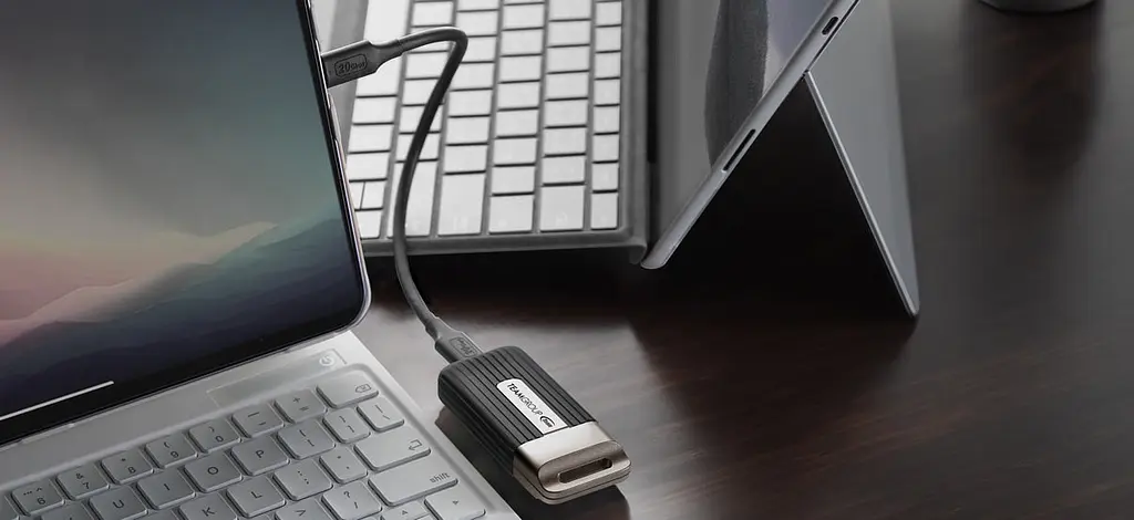 Накопитель портативный – внешний диск SSD USB-C 2 TB Team PD20 Mini (TPSEG5002T0C102) - фото 8