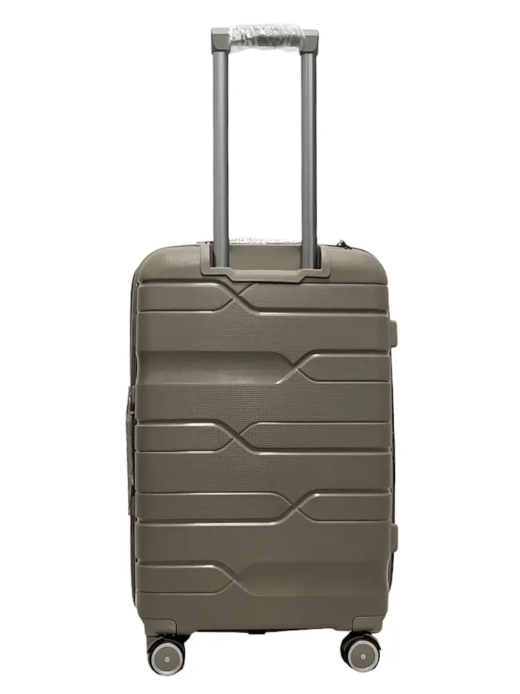 Валіза середня M поліпропілен Milano bag 0306 65×42×28см 56л Шампань - фото 3
