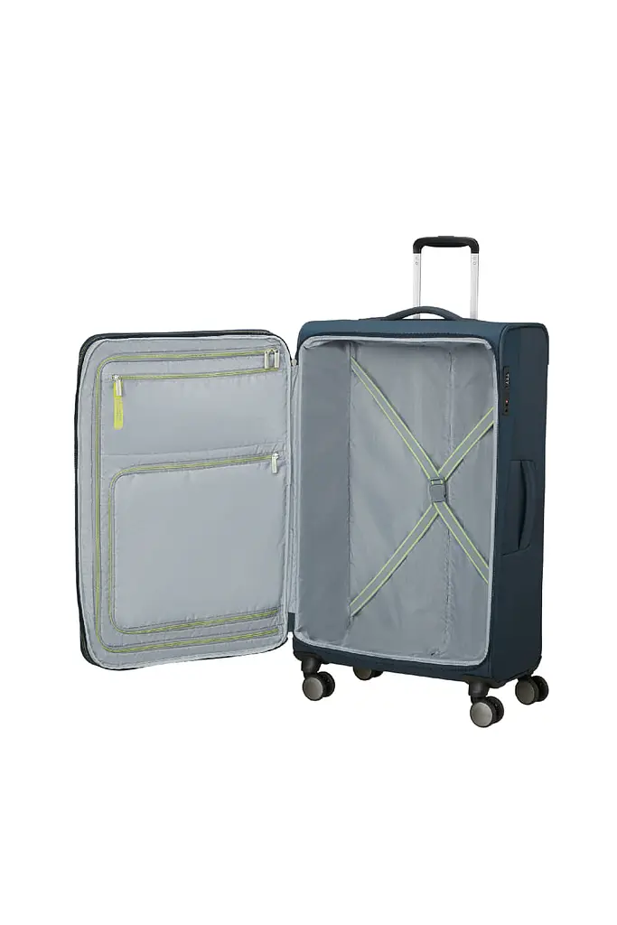 Валіза 79 См American Tourister WANDERLITE DARK NAVY 79x48x31(34) MJ6*41006 - фото 2