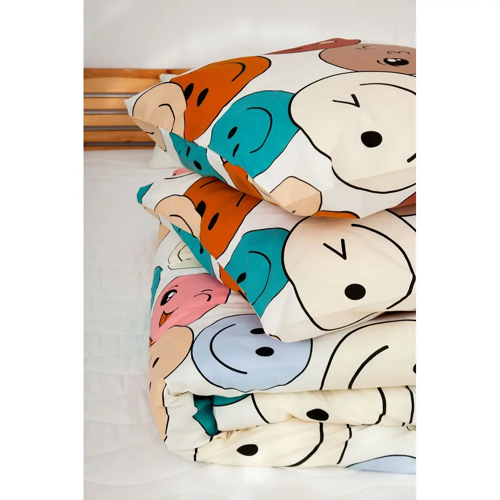 Комплект постільної білизни ТЕП Happy Sleep Duo Emojical полуторний різнокольоровий (2-04008_26623) - фото 3